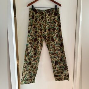 Camouflage Patterned Pants duck camo, light fatigue pants bought and never wore